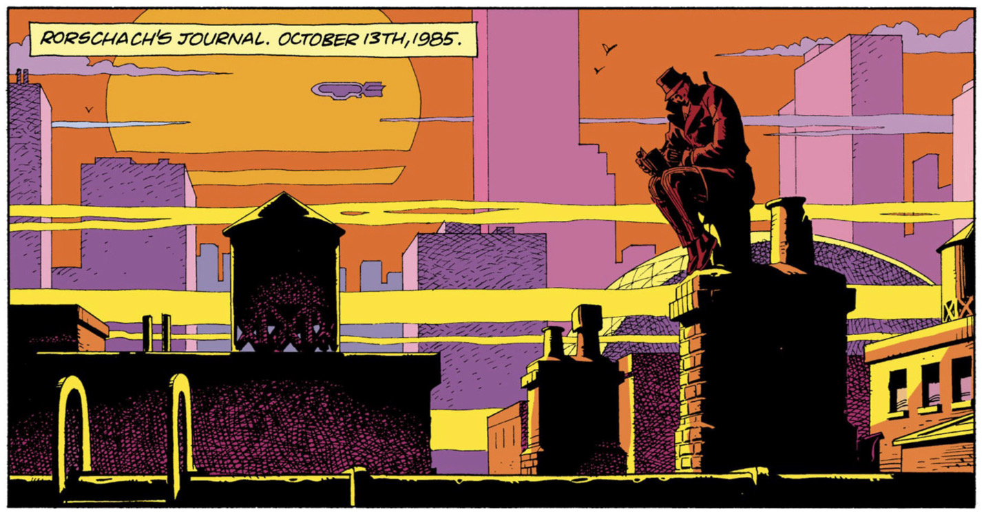 Comic Panel datiert auf meinen Geburtstag am 13. 10. 1985
